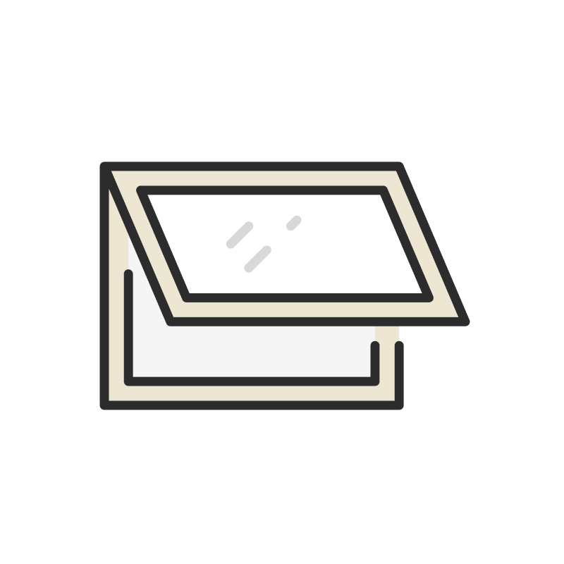 Awning window illustration.