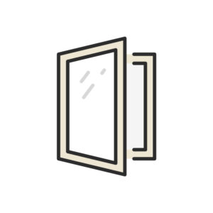 Casement window illustration.