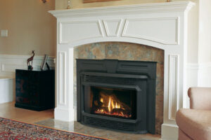 Image of a fireplace insert