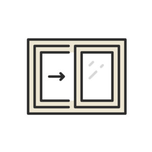 Slider window illustration.