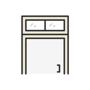 Transom window illustration.